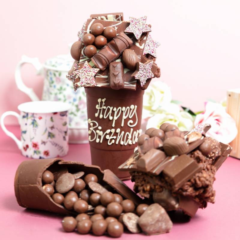 Personalised 1KG Belgian Chocolate Smash Cup