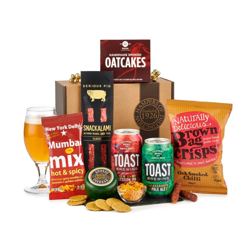 Beer, Cheese and Nibbles Gift Box