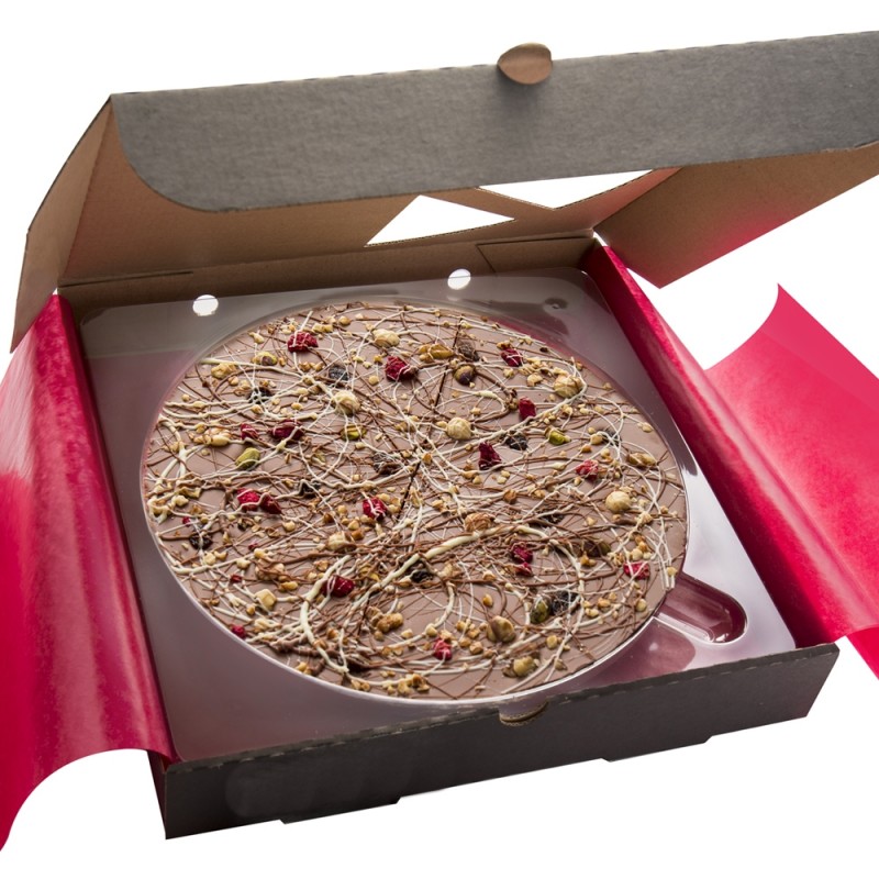 Crazy Crunchy Fruit n Nut 10 inch Chocolate Pizza 