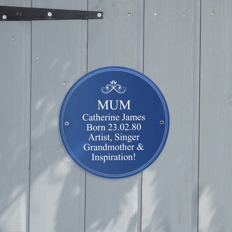 Personalised Heritage Plaque