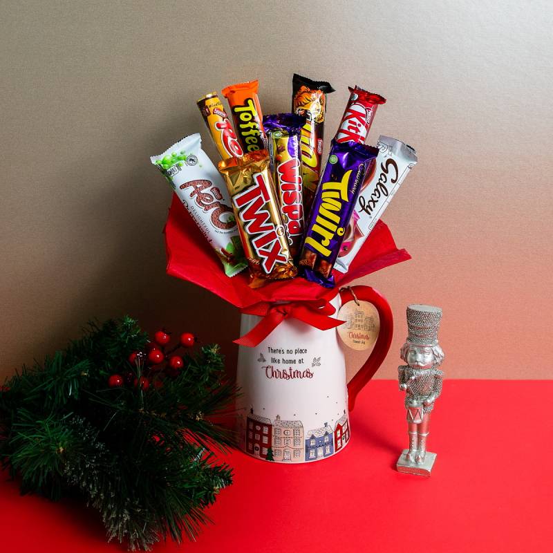 Christmas Chocolate Jug Bouquet